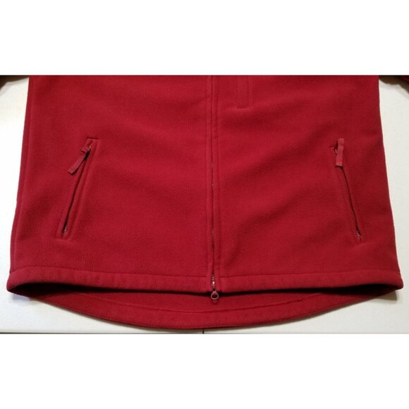 Duluth Trading Co. Full Zip Long Sleeve Red Fleece Outdoor Work Jacket Men's L - Picture 7 of 12